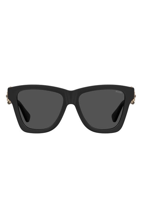 54mm Gradient Rectangular Sunglasses