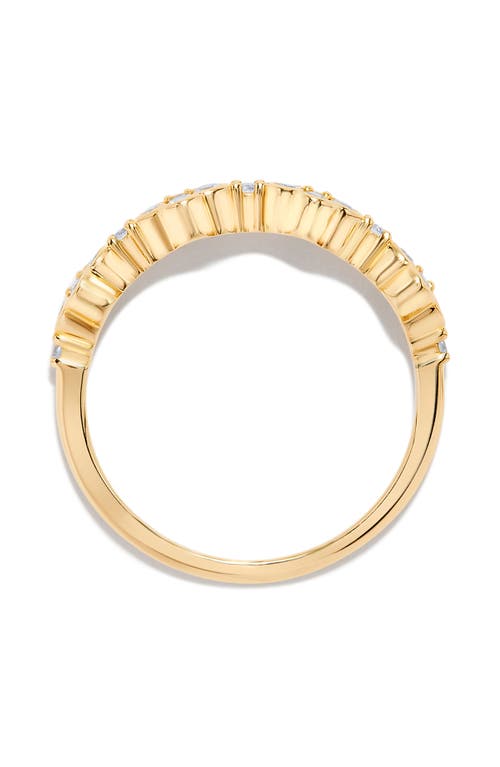 H.j. Namdar Bezel Diamond Cluster Fashion Ring In Yellow Gold