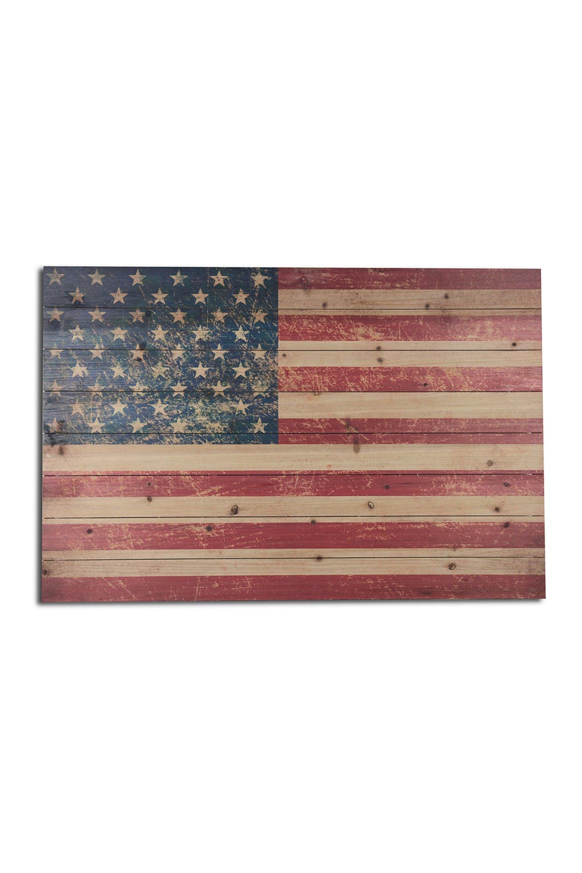 Gallery 57 Usa Flag Wooden Wall Art In Multi