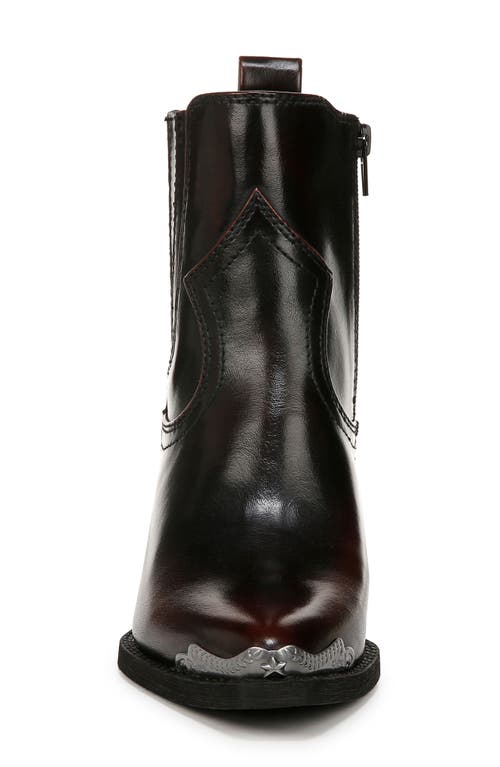 Zodiac Women's Raylin Embellished Cowboy Booties In Mahogany/black