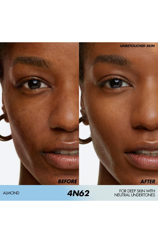 Make Up For Ever Hd Skin Hydra Glow Skin Care Foundation With Hyaluronic Acid In 4n62 - Almond