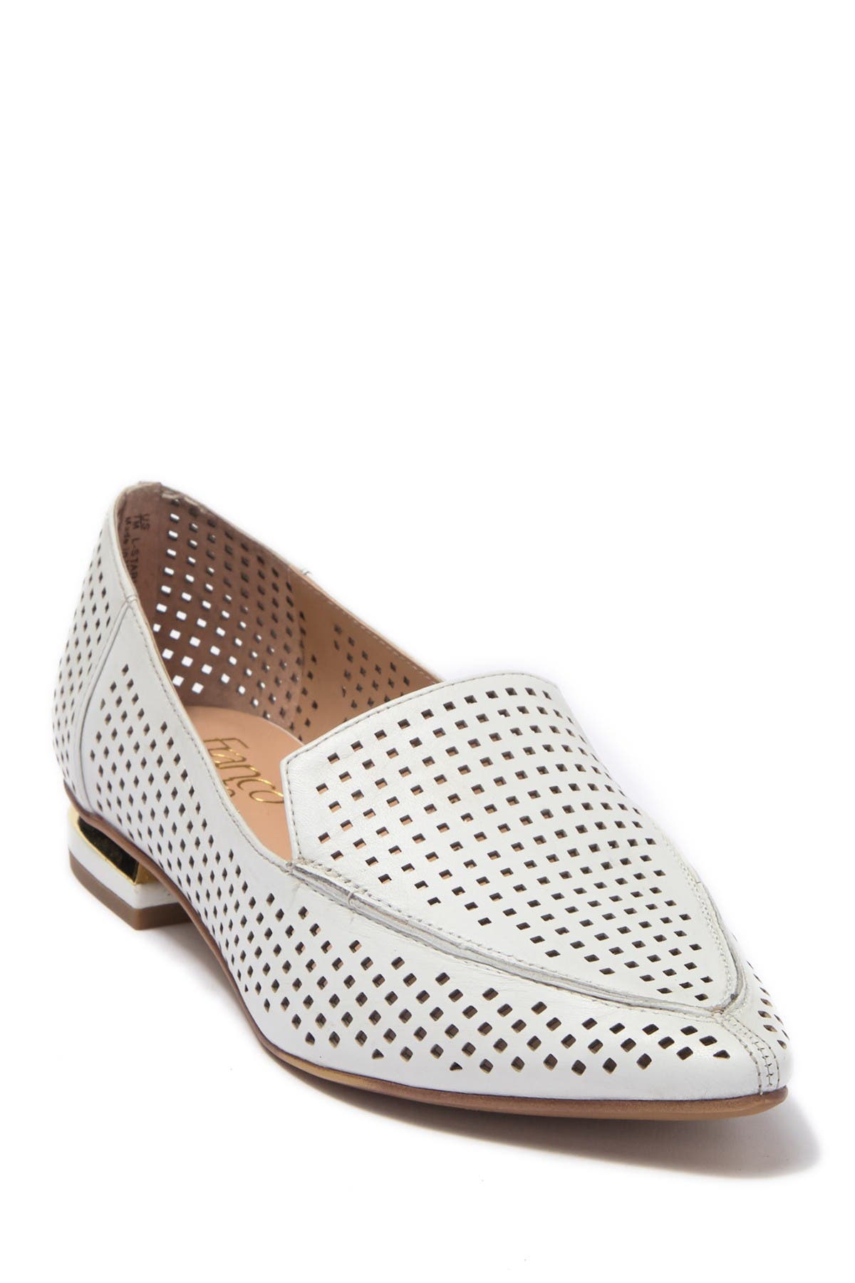 franco sarto perforated loafers