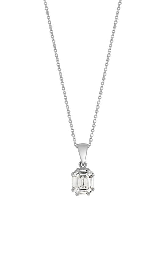 Bony Levy 18k White Gold Diamond Pendant Necklace In Metallic