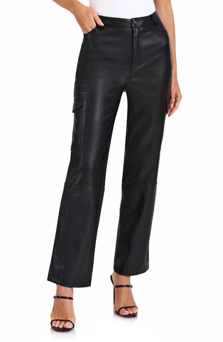Bagatelle Faux Leather Cargo Pants Nordstromrack