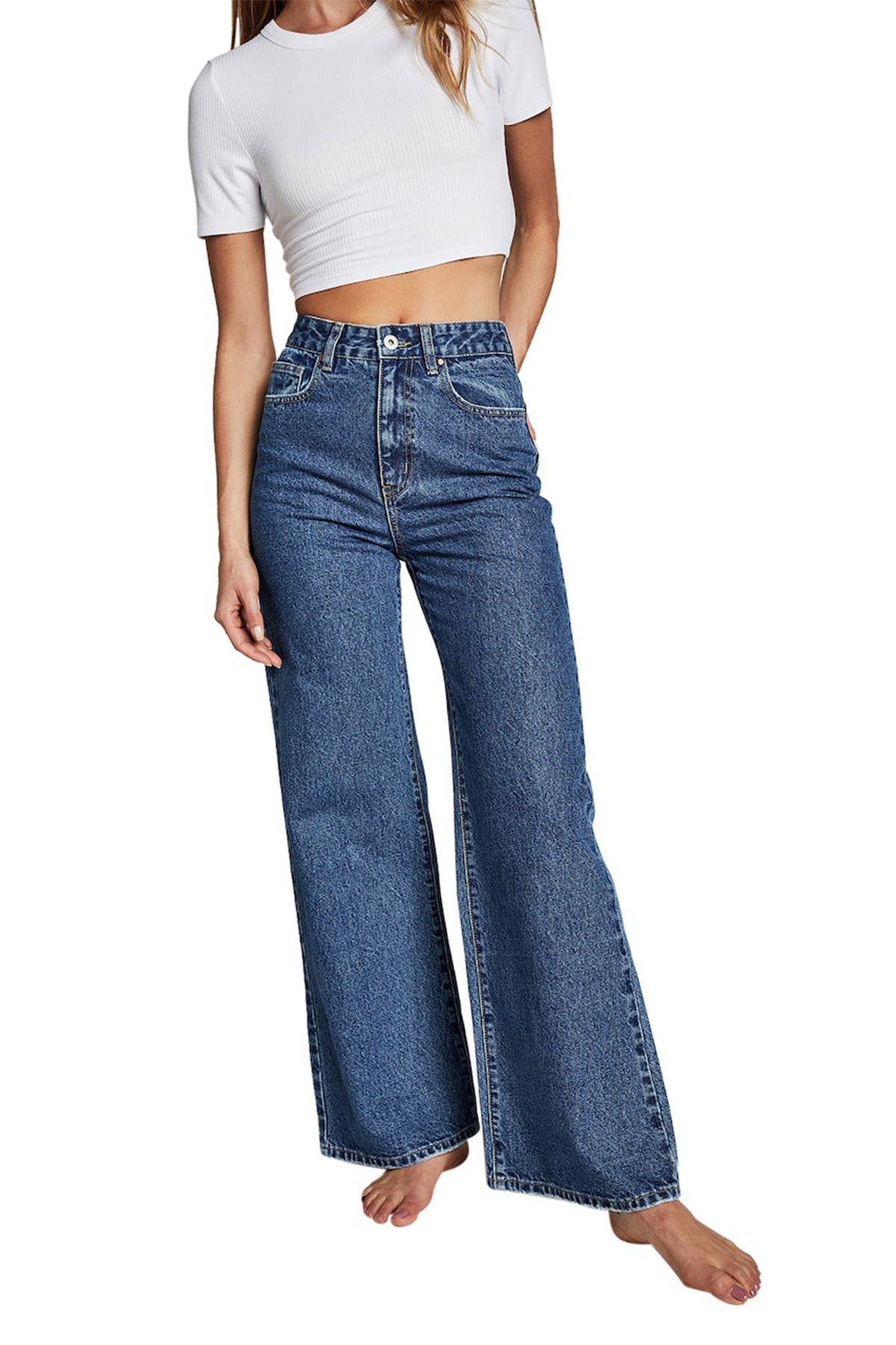 wide leg jeans cotton on