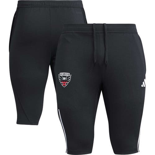 Men's adidas Black D.C. United 2023 On-Field Training AEROREADY Half Pants