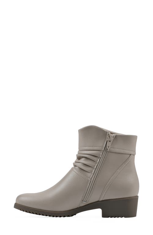 Cliffs By White Mountain Durbon Scrunch Bootie In Light Taupe Smooth