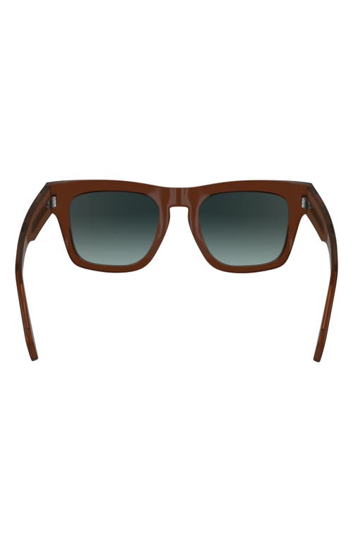 Paul Smith Kramer 51mm Rectangular Sunglasses In Brown