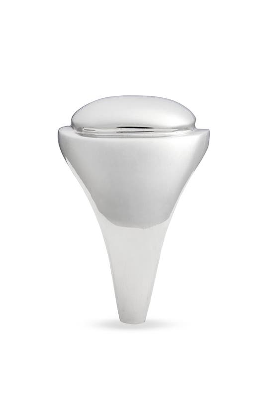 Argento Vivo Domed Cushion Ring In Silver