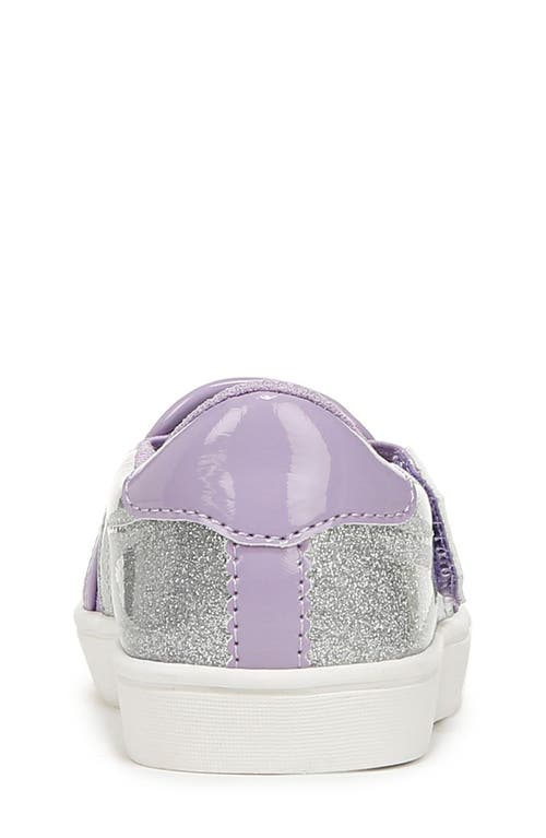 Dr. Scholl's Kids' Madison Sneaker In Silver Grey Faux Leather