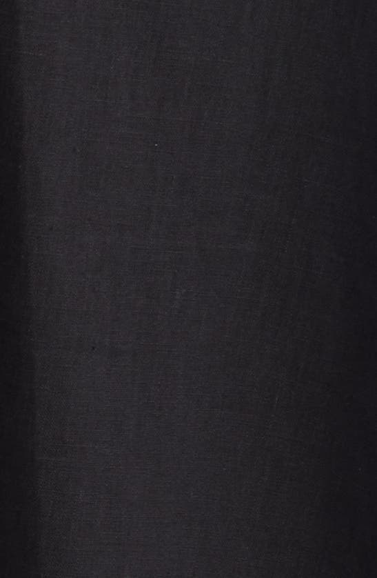 Shop Tahari Asl Sleeveless Midi Shirtdress In Black