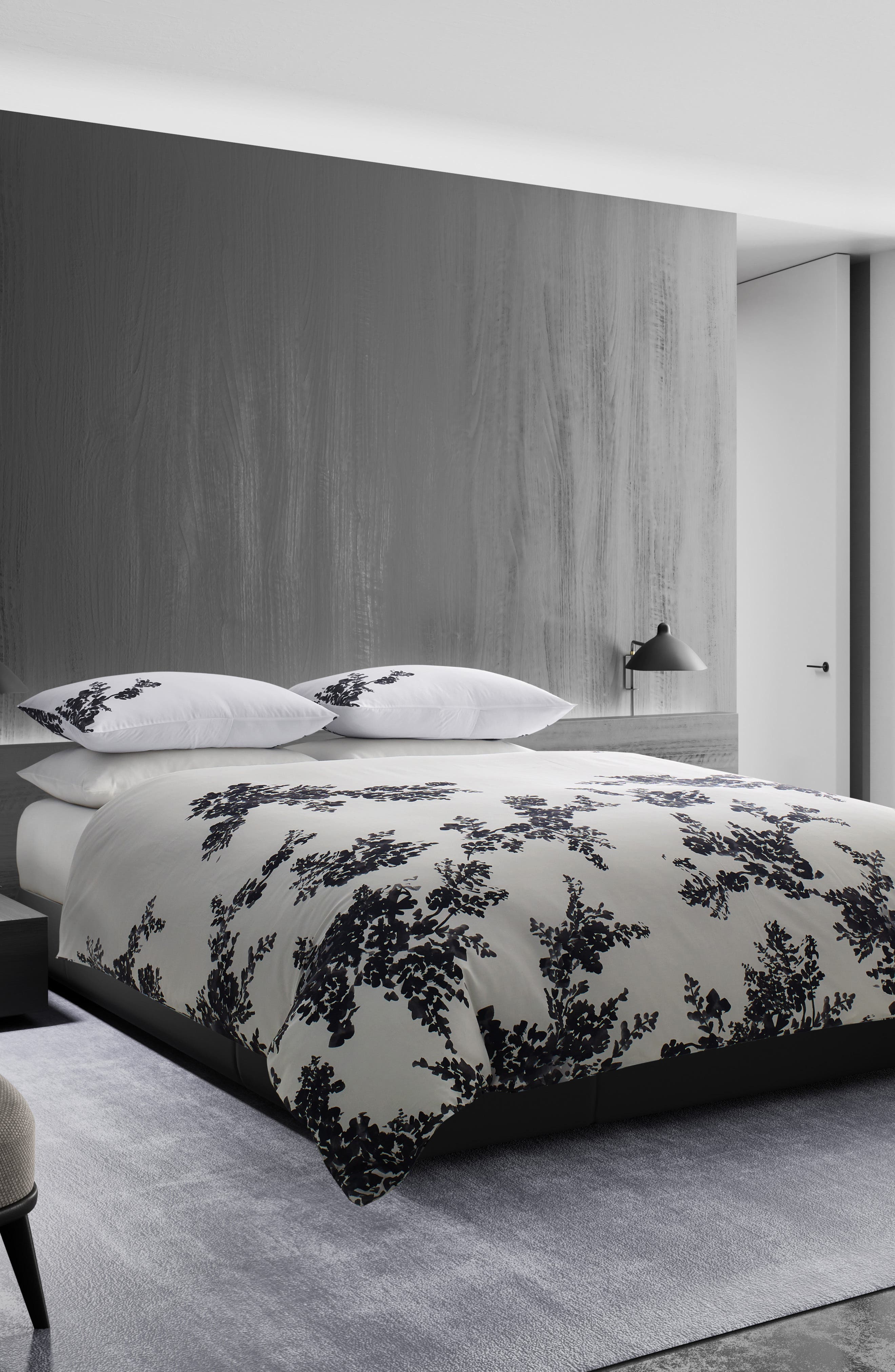 Vera Wang Ink Botanical Duvet Cover Nordstrom