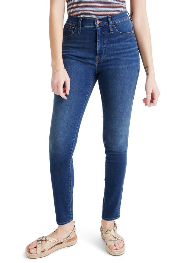 Madewell The Slim Distressed High-rise Jeans In Playford Wash | ModeSens