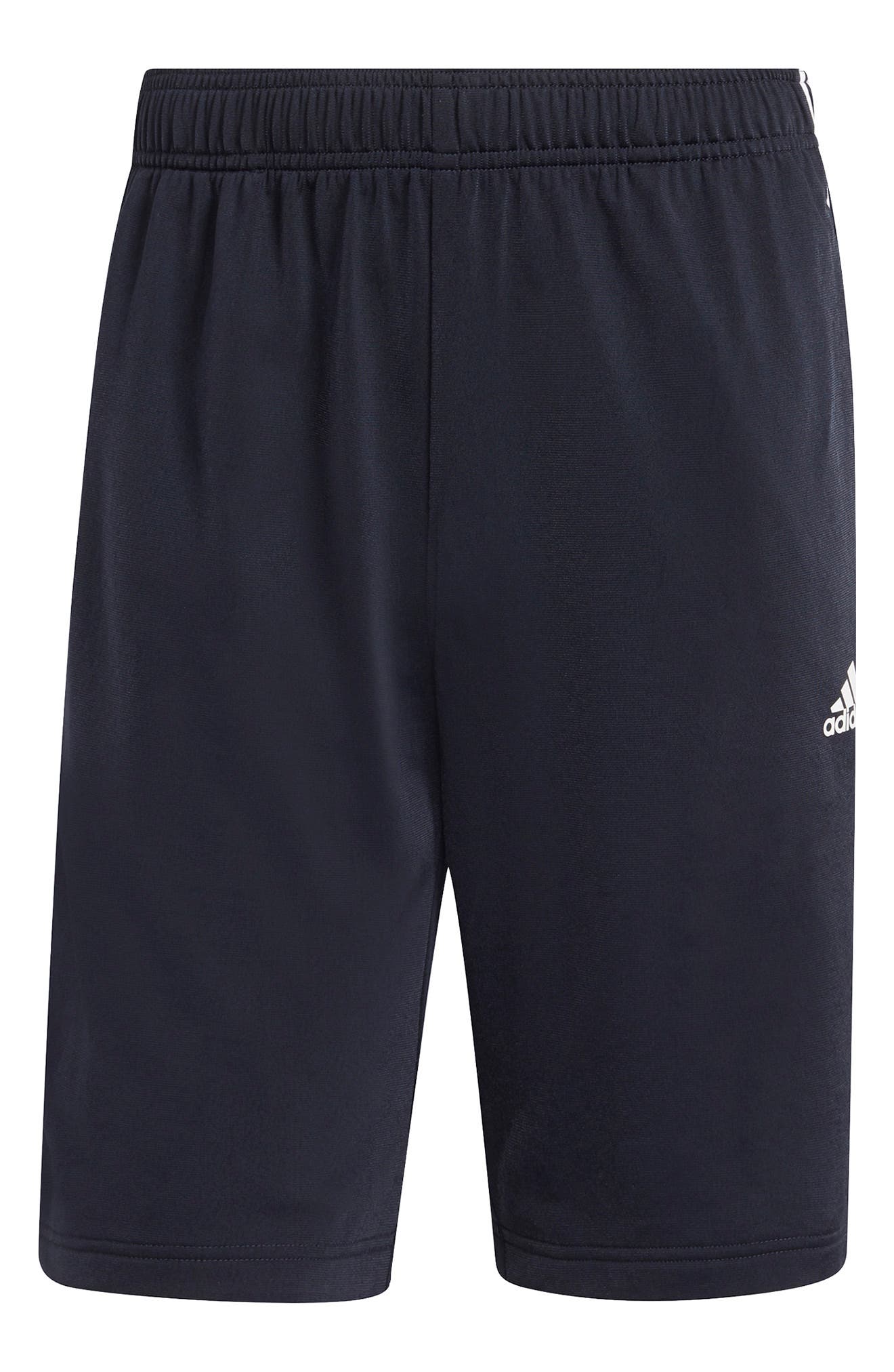 Adidas Originals Warm-up Tricot 3 Stripes Shorts In Legend Ink/white ...