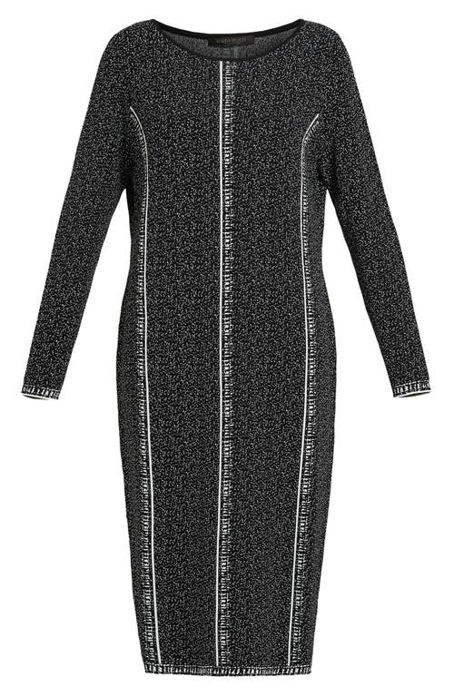 MARINA RINALDI MARINA RINALDI TANTALO LONG SLEEVE KNIT DRESS 