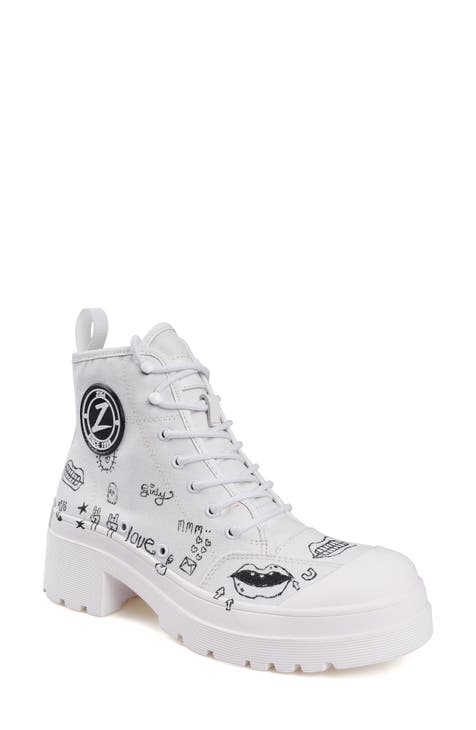 Nordstrom white 2025 platform sneakers