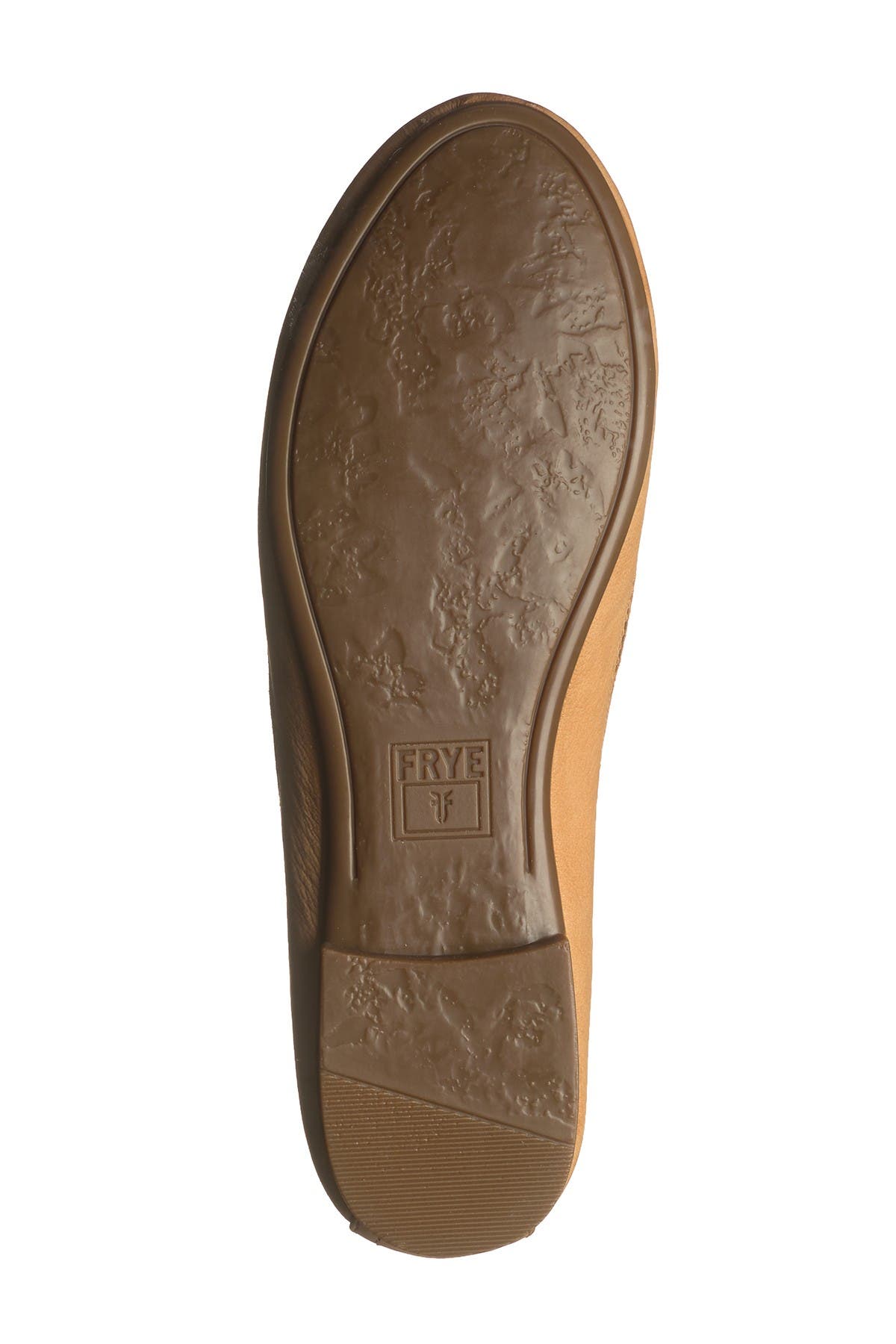 frye carrie leather flat