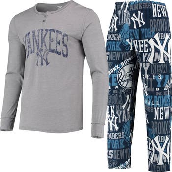Women's Concepts Sport Navy New York Yankees Plus Size Jersey Tank Top & Pants Sleep Set