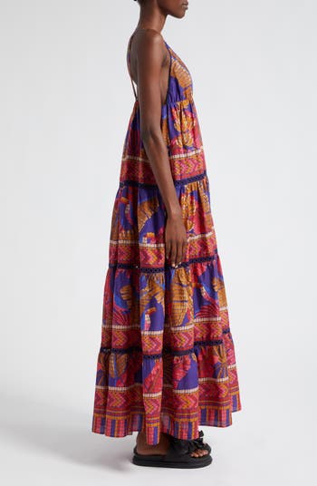 FARM Rio Forest Mosaic Maxi Dress