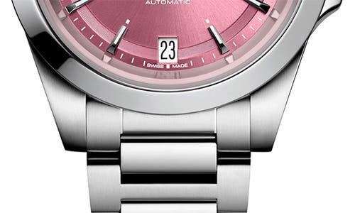 Shop Longines Conquest Automatic Bracelet Watch, 34mm In Pink