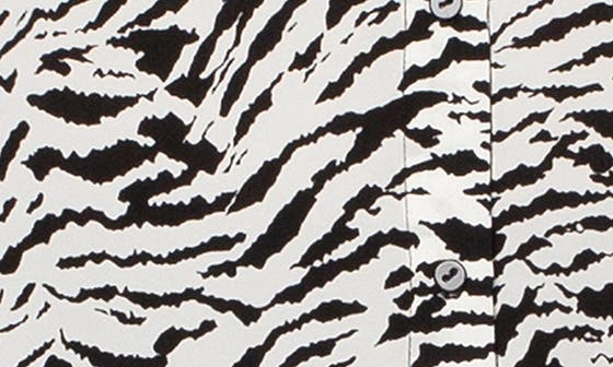 ダブル/ミストブルー リヴァプール ロサンゼルス レディース シャツ トップス Abstract Tiger Print Woven Button-Up Shirt - 通販 - www.rapyder.com