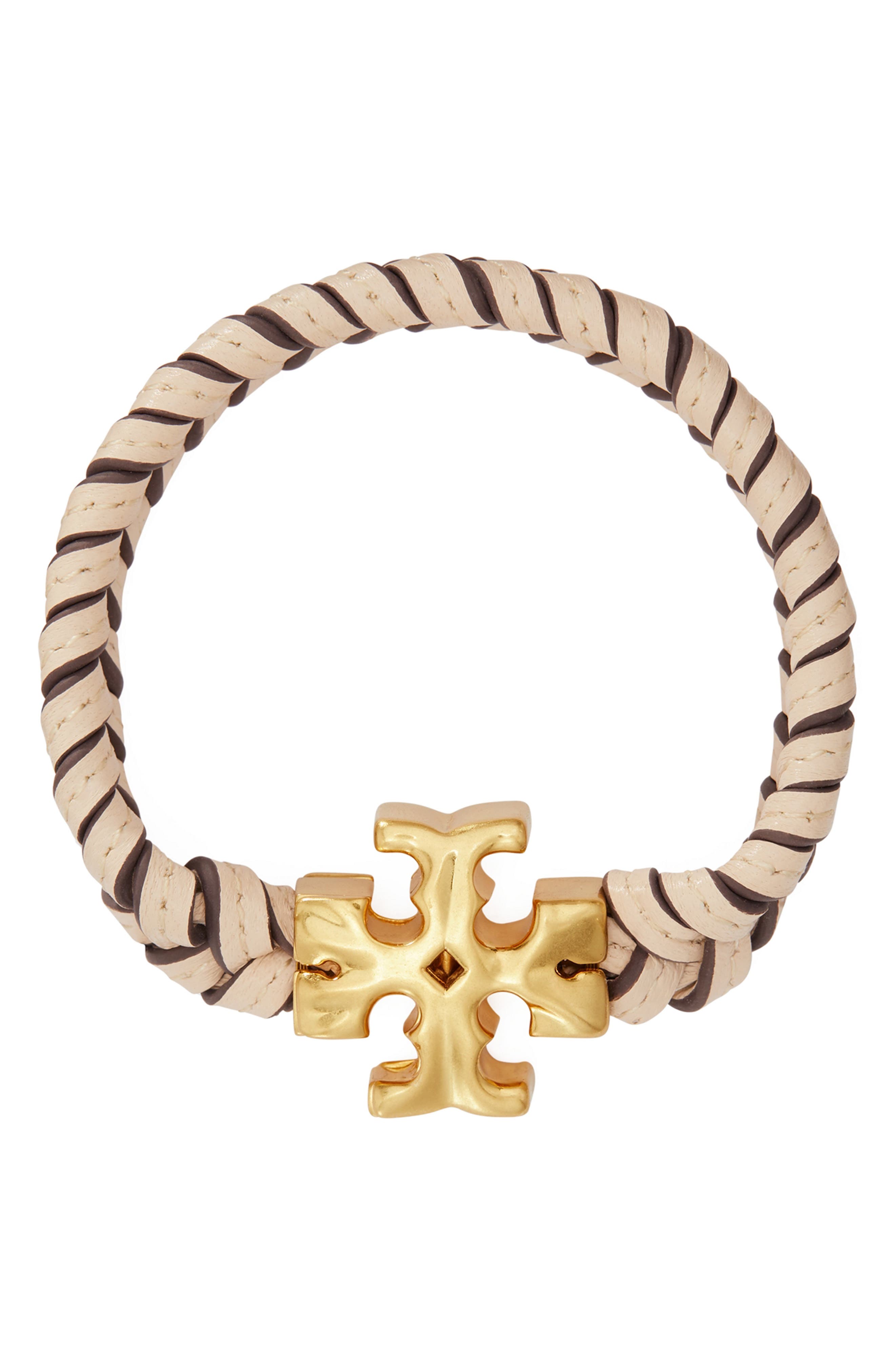 tory burch woven bracelet