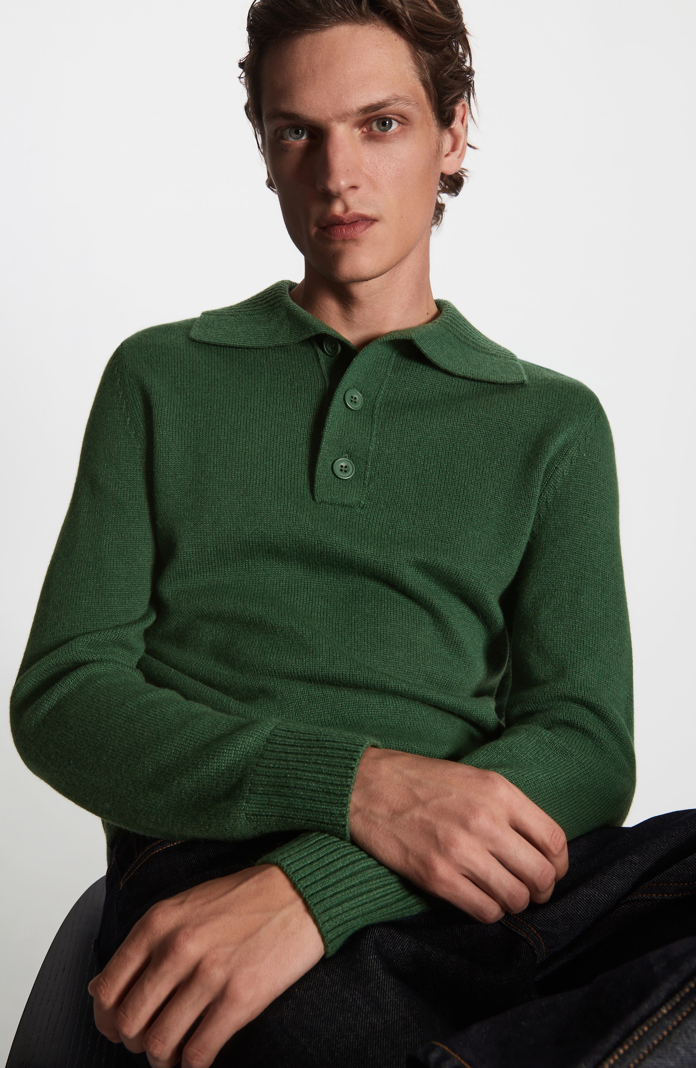 COS Wool \u0026 Cashmere Polo Sweater 