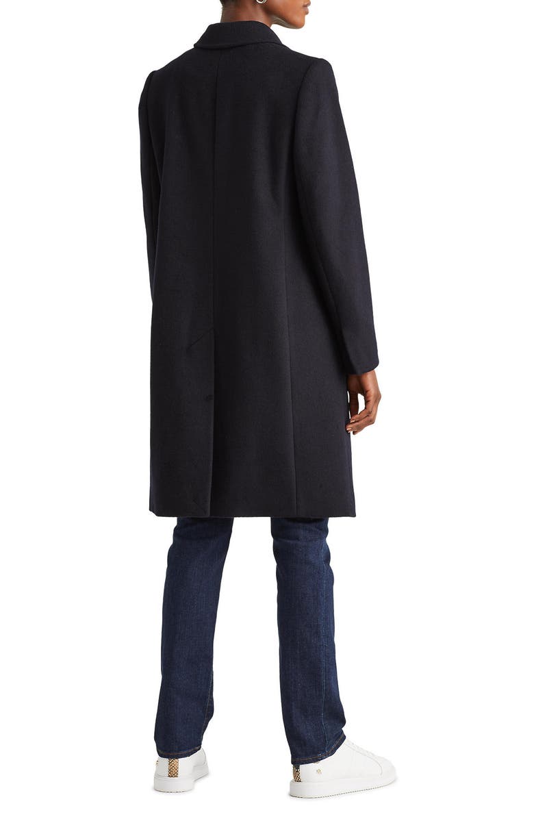 Lauren Ralph Lauren Crest Wool Blend Coat | Nordstrom