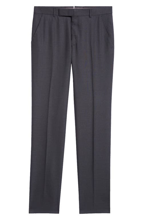 Shop Tom Ford Shelton Mohair, Wool & Silk Trousers In Grey Melange