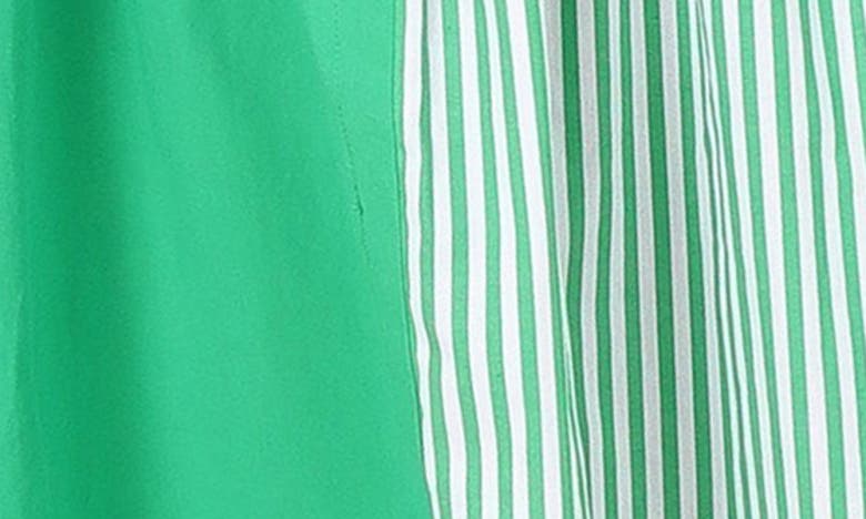 Petal And Pup Petal & Pup Didi Empire Waist Shirtdress In Green