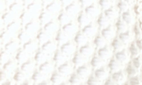 L*space Lspace Villa Nova Open Stitch Cotton Cover-up Tank Dress In Cream