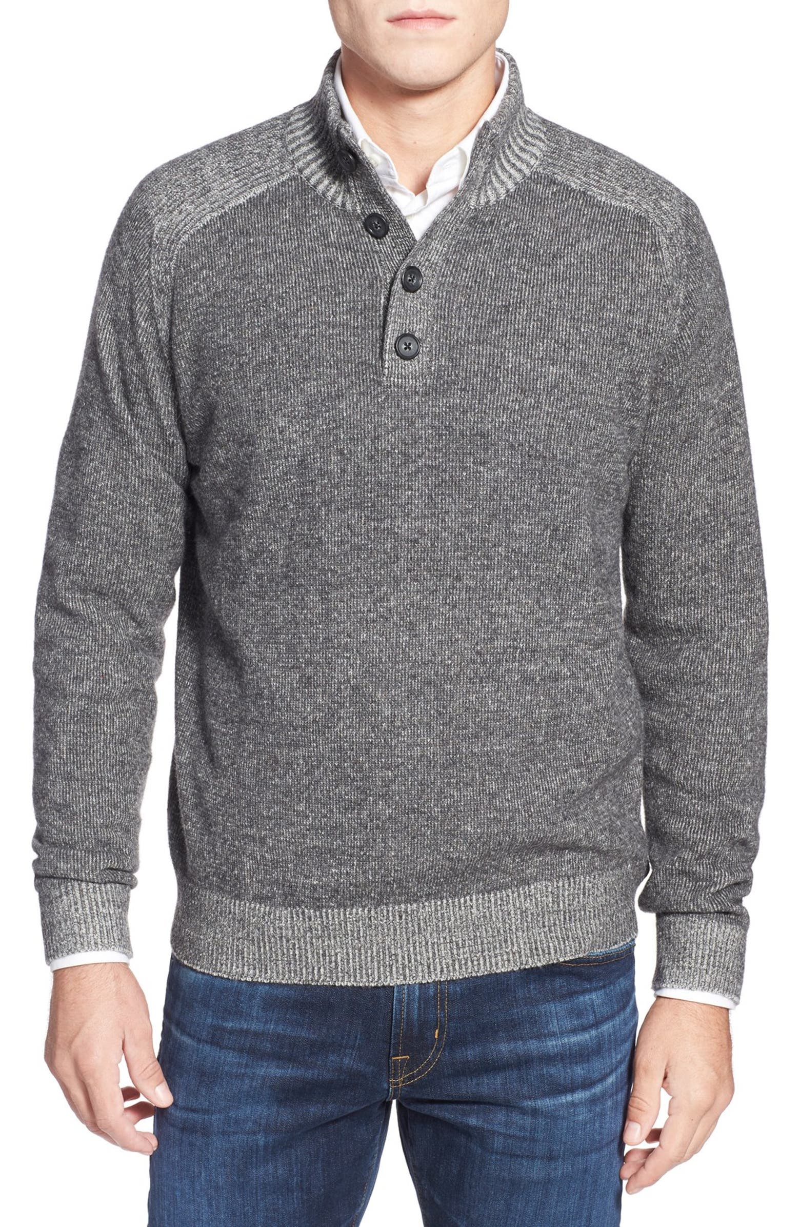 Toscano Plaited Mock Neck Sweater | Nordstrom