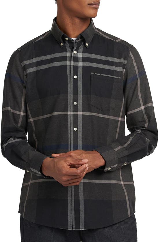BARBOUR DUNOON TAILORED FIT PLAID BUTTON-DOWN SHIRT