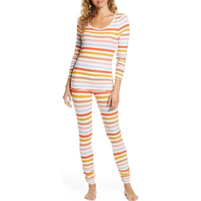 Bp. Hacci Fitted Pajamas, Brown