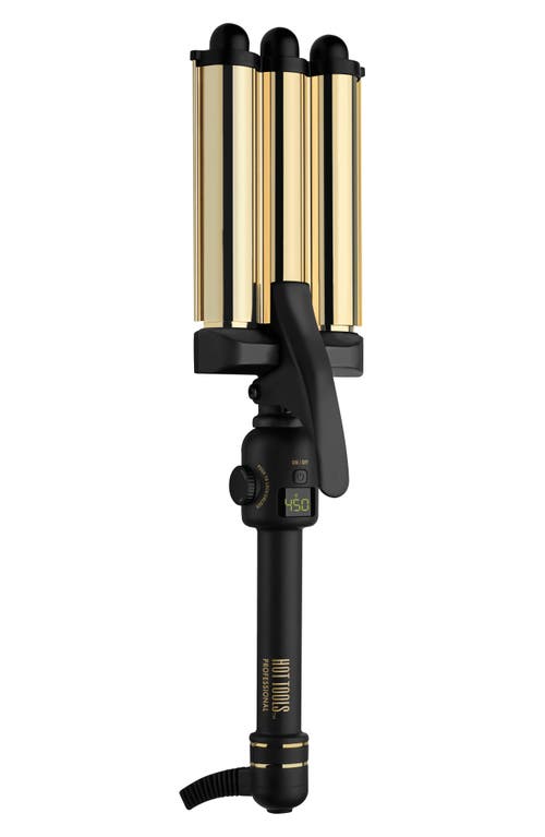 Hot Tools 24k Gold 3 Barrel Waver In 24k Gold