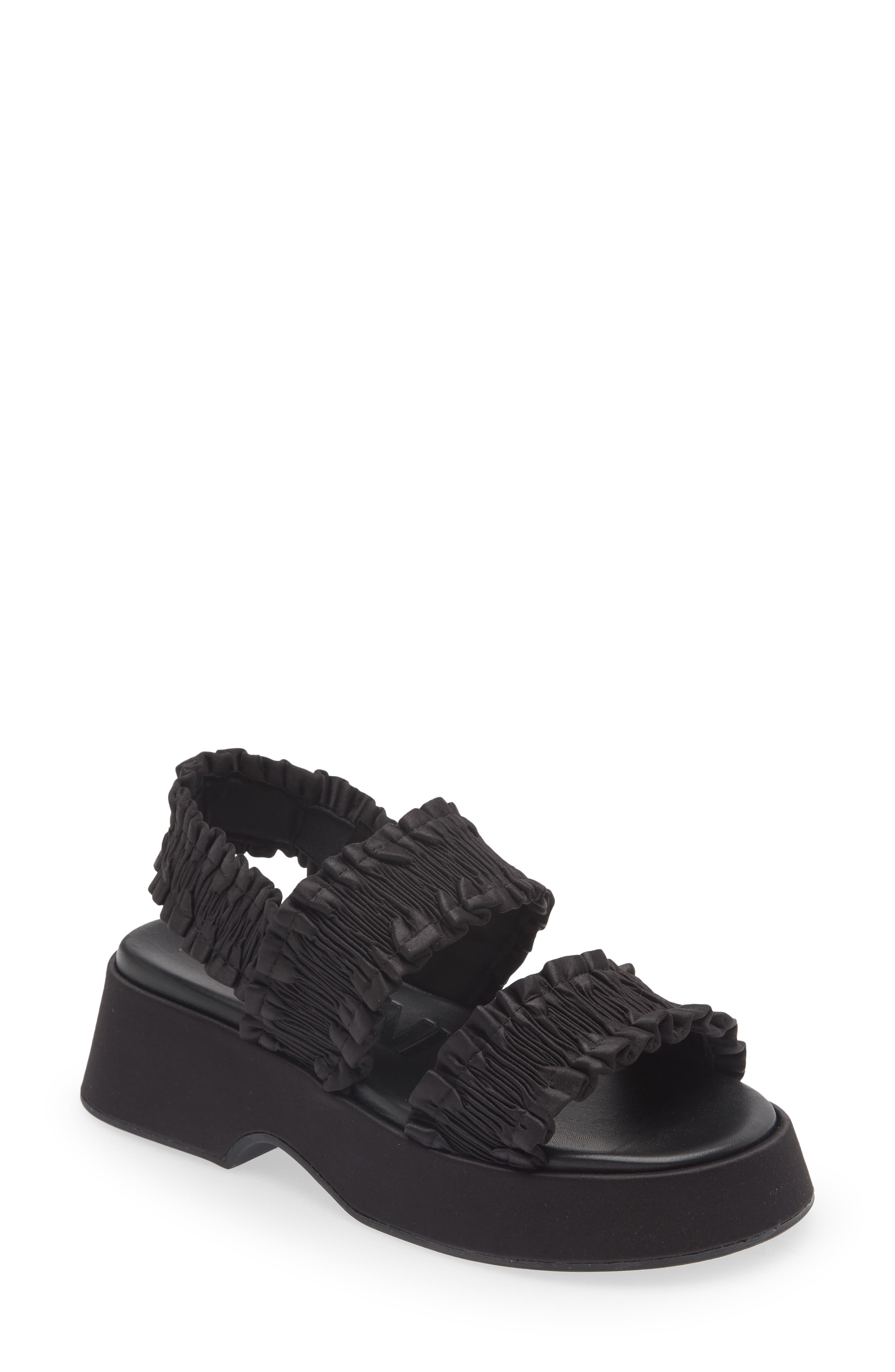 GANNI - Leather Chunky Sandals