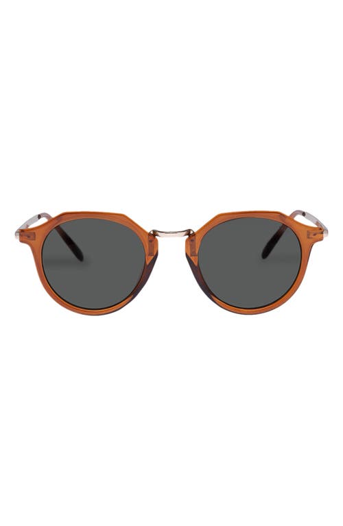 Taures 47mm Round Sunglasses in Clay