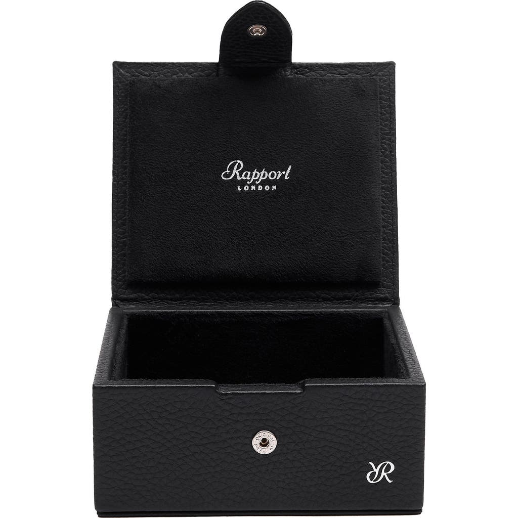 Rapport London Tuxedo Trinket Box In Black