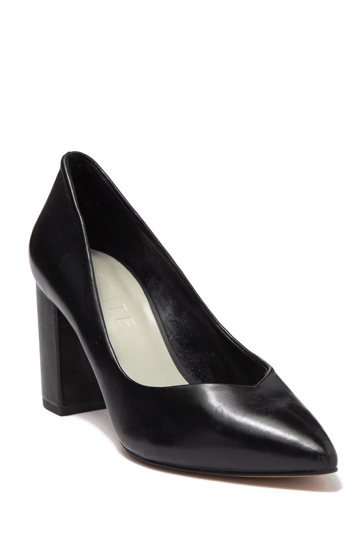 saffy block heel pump