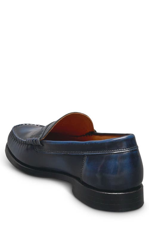 Shop Allen Edmonds Newman Penny Loafer In Antique Navy