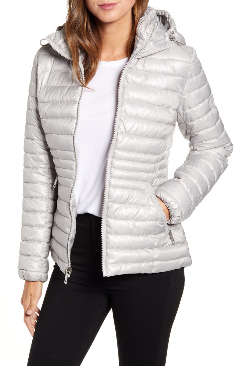 Kenneth Cole New York Packable Hooded Puffer Jacket | Nordstrom