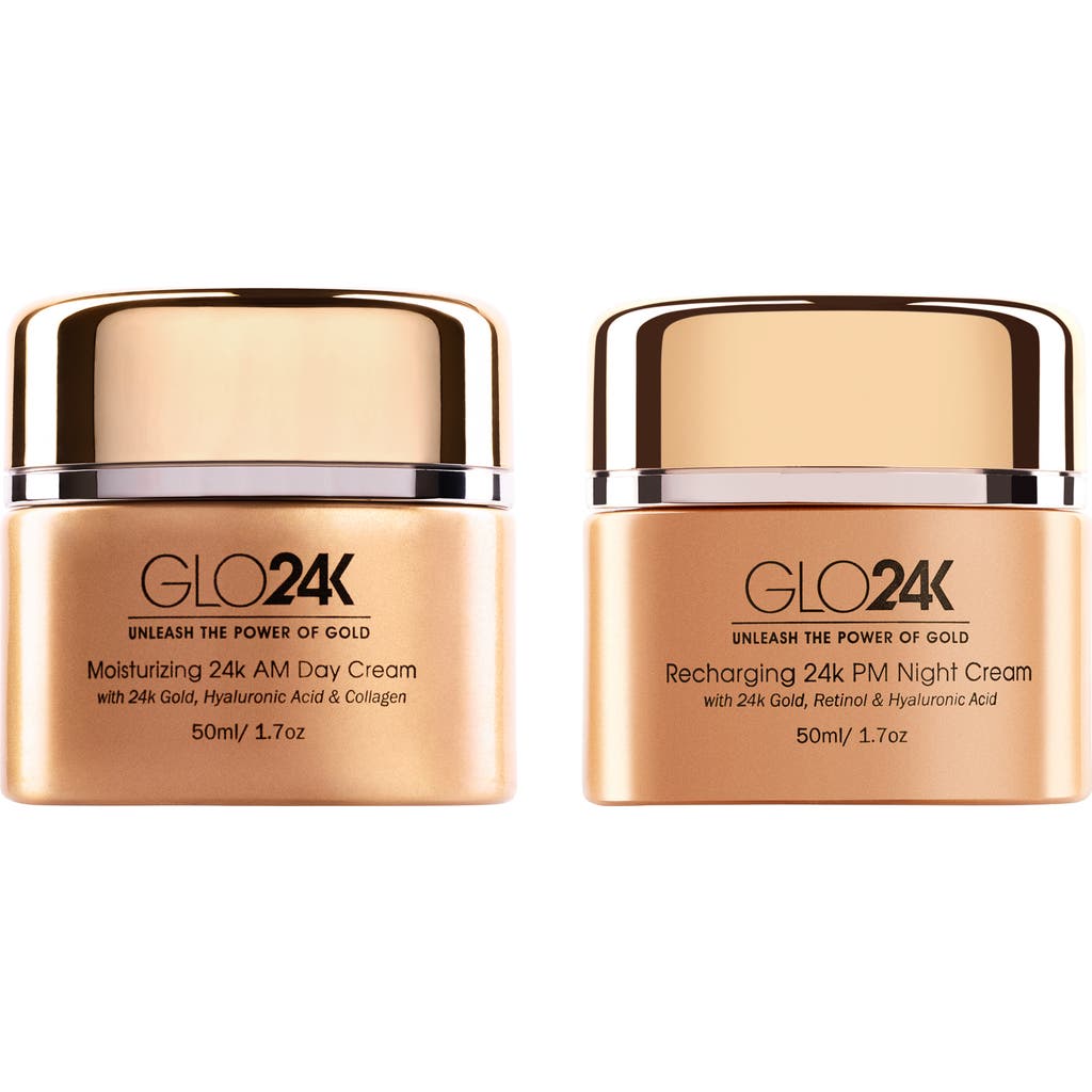 Glo24k Unleash The Power Of Gold Moisturizing 24k Gold Day And Night Cream In Na