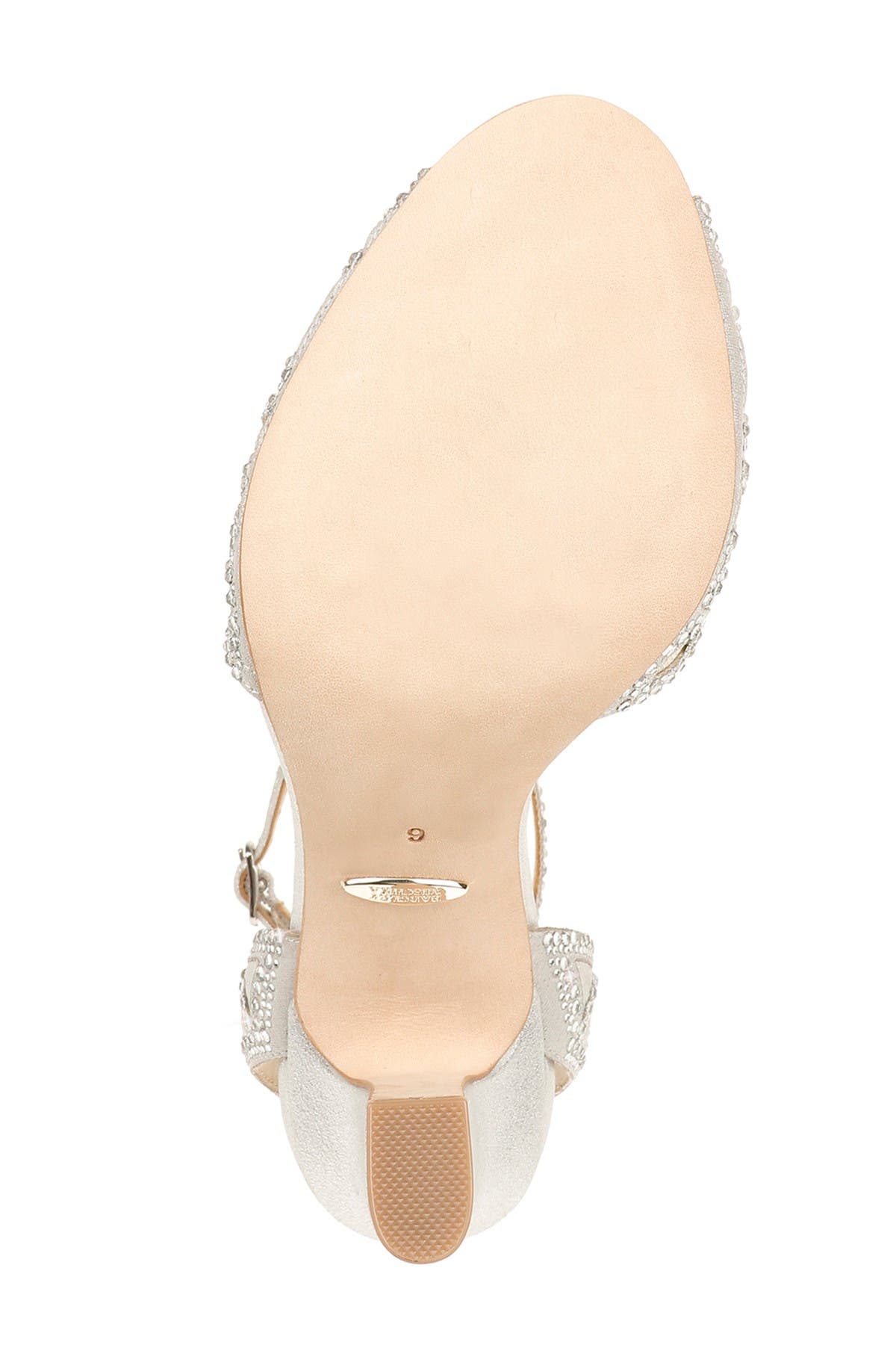 badgley mischka hart crystal embellished sandal