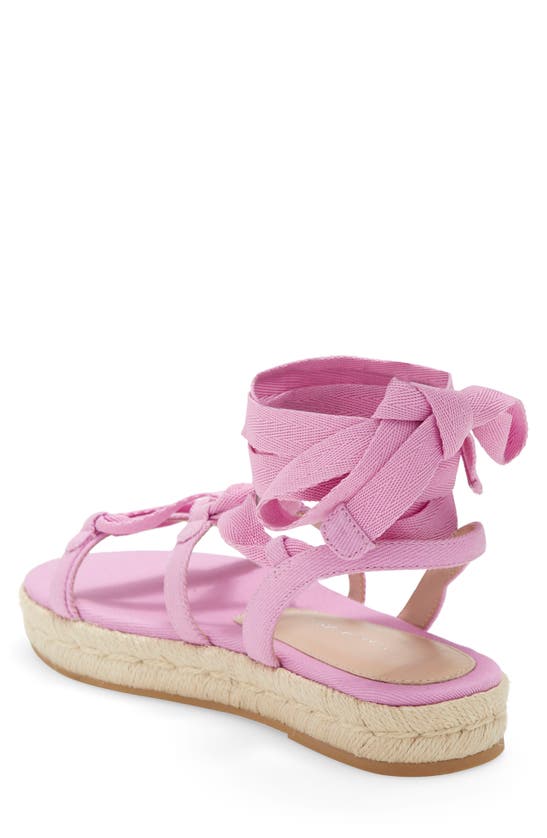 Stuart Weitzman Espadrille Flat Sandal In Lilac
