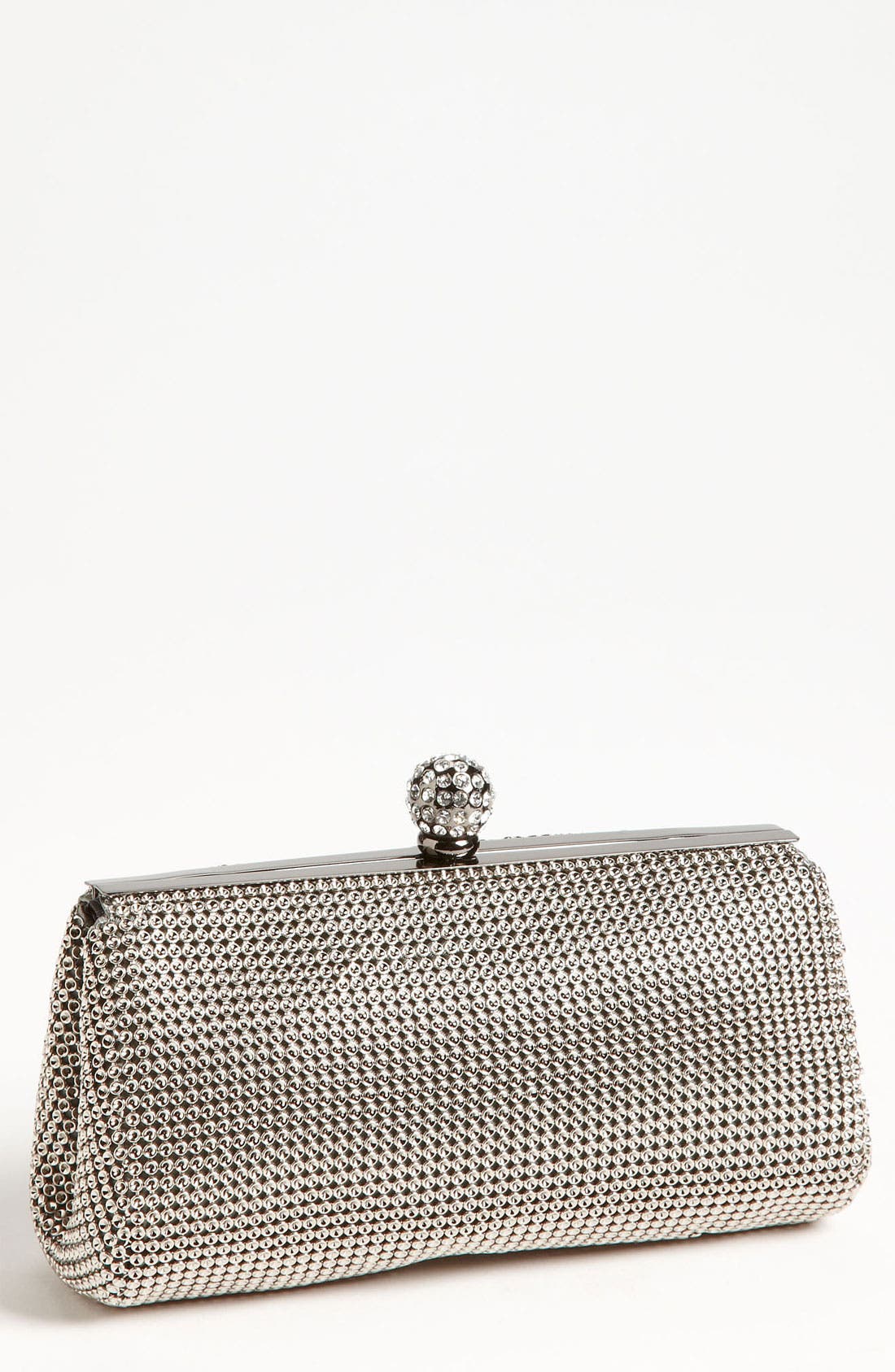 pewter color clutch purse