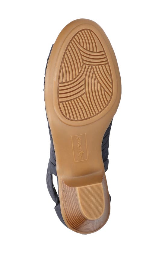 Shop Easy Street Sunrise Cutout Bootie Sandal In Navy