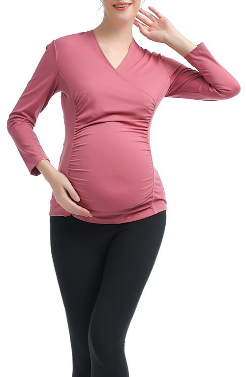 Essential Active Maternity/Nursing Top in Rose