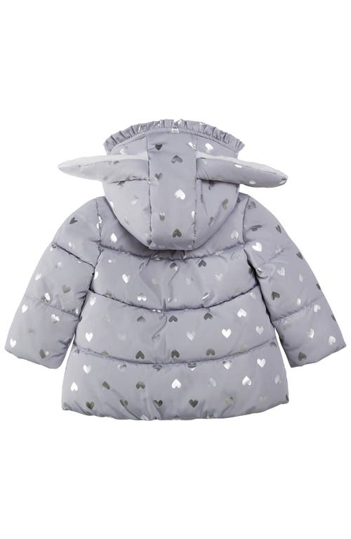 ROKKA&ROLLA ROKKA&ROLLA BABY SOFT FLEECE LINED BUNNY PUFFER JACKET 