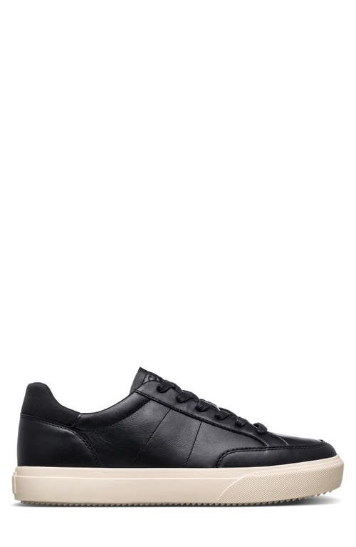 Clae Monroe Venice Leather Sneaker In Black Milled Leather