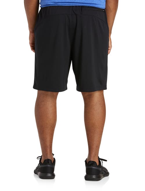 Shop Reebok Performance Double-knit Shorts In Black